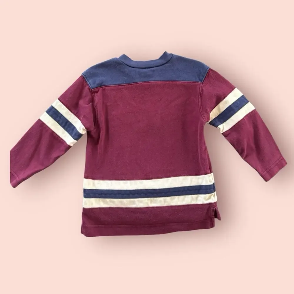 Vtg Gymboree Boys Small 2-3y 2T Stadium Collection 1998 Gym Sport Hockey Jersey